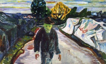 Edvard Munch Painting - the murderer 1910 Edvard Munch